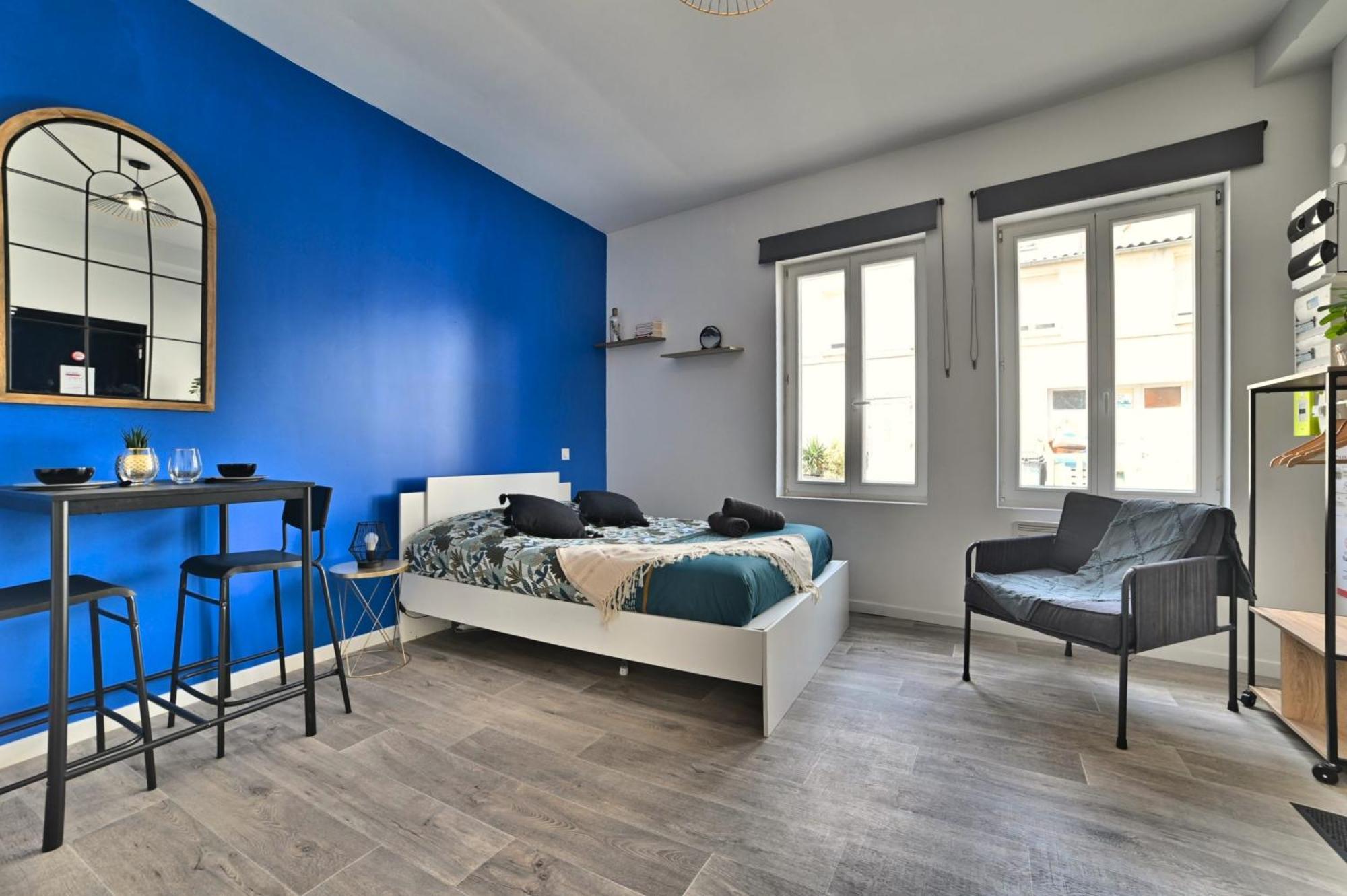 Paradis Bleu - Hypercentre, Tv 4k, Netflix, Fibre Appartement