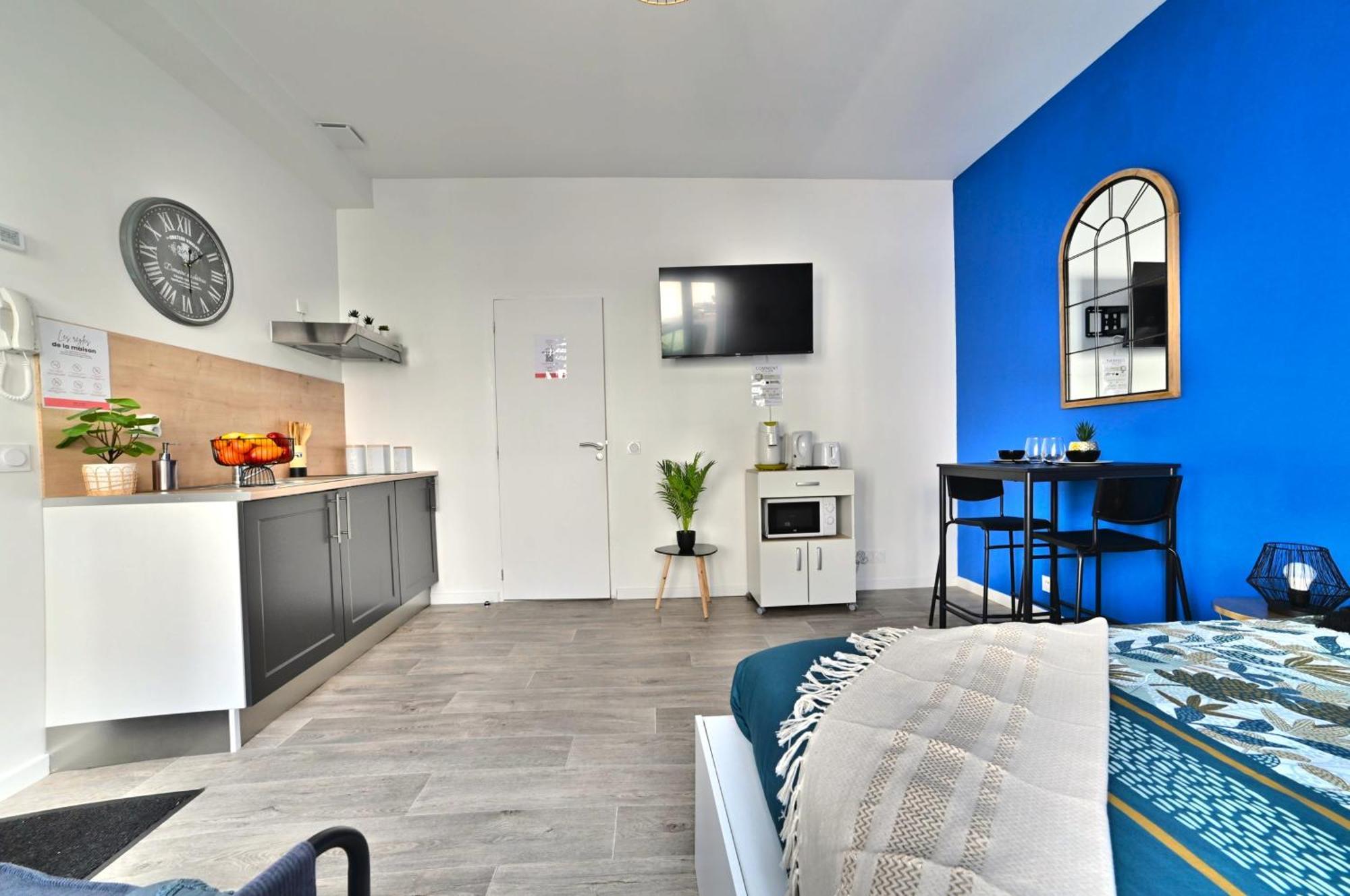 Paradis Bleu - Hypercentre, Tv 4k, Netflix, Fibre Appartement Saintes